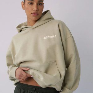 ADANOLA Hoodie Tan - Small